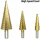 Set 3 FREZE Burghie in trepte pentru metal 4-32 mm Set 3 FREZE Burghie in trepte pentru metal 4-32 mm