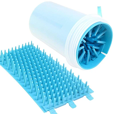 Pahar cu perii MIC ROZ pentru Curatarea si Dezinfectarea Labutelor Animalelor Pahar cu perii MIC ROZ pentru Curatarea si Dezinfectarea Labutelor Animalelor