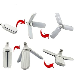 Bec LED 3 Extensii 30W Pliabil si Ajustabil LED Bec LED 3 Extensii 30W Pliabil si Ajustabil LED