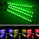 Benzi Ambientale 12LED Auto 8 Culori Telecomanda Benzi Ambientale 12LED Auto 8 Culori Telecomanda
