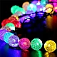 UB Ghirlanda 20m 120 LED RGB Instalatie cu Globulete Cristal Fir Alb UB Ghirlanda 20m 120 LED RGB Instalatie cu Globulete Cristal Fir Alb