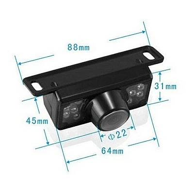 Camera Marsarier Auto cu Infrarosu si 8 Leduri Camera Marsarier Auto cu Infrarosu si 8 Leduri