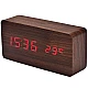 Ceas digital lemn VST-862 MARO LED cu Led ROSU Alarma si Termometru Ceas digital lemn VST-862 MARO LED cu Led ROSU Alarma si Termometru