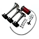 Claxon Auto 12v cu 3 Goarne si Compresor Claxon Auto 12v cu 3 Goarne si Compresor