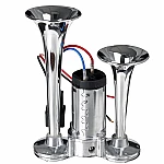Claxon CHROME cu 2 goarne si compresor