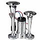Claxon CHROME cu 2 goarne si compresor Claxon CHROME cu 2 goarne si compresor