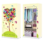 Dulap FR-105QJ HAINE Textil 2 compartimente BEJ