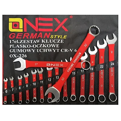 Husa 17 Chei Combinate OX-266 cu Protectie, 6-32 mm Husa 17 Chei Combinate OX-266 cu Protectie, 6-32 mm