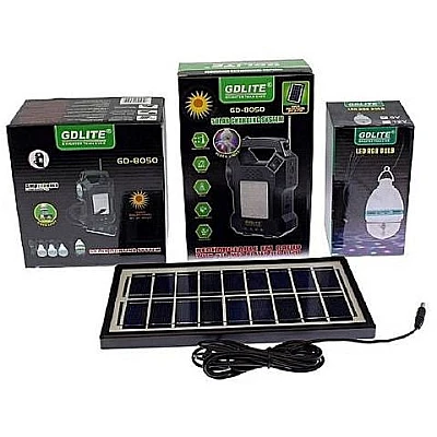 Kit solar portabil Gdlite GD-1000A USB bluetooth radio FM MP3 4 becuri incluse XL Kit solar portabil Gdlite GD-1000A USB bluetooth radio FM MP3 4 becuri incluse XL