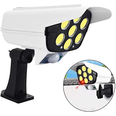 Lampa Solara tip Camera 77LED COB Senzor de LUMINA + Telecomanda Lampa Solara tip Camera 77LED COB Senzor de LUMINA + Telecomanda