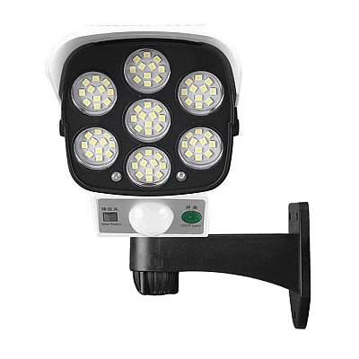 Lampa Solara tip Camera 77LED SMD Senzor de LUMINA + Telecomanda Lampa Solara tip Camera 77LED SMD Senzor de LUMINA + Telecomanda