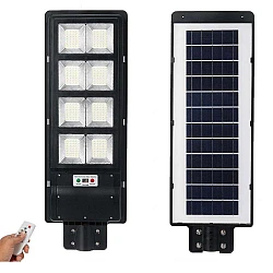 Lampa Stradala 180W LED SMD 8 CASETE Cu Panou Solar si Telecomanda