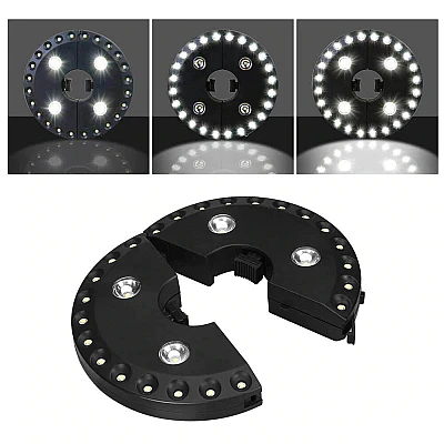 Lampa UMBRELA 28LED cu 3 moduri de functionare Lampa UMBRELA 28LED cu 3 moduri de functionare