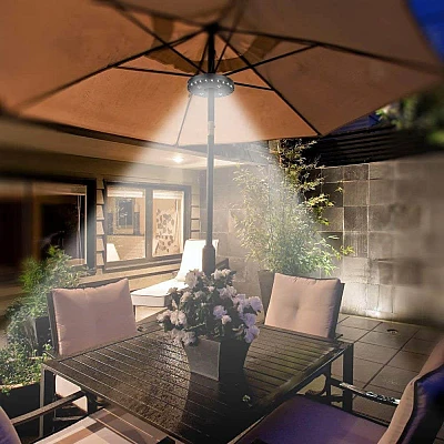Lampa UMBRELA 28LED cu 3 moduri de functionare Lampa UMBRELA 28LED cu 3 moduri de functionare