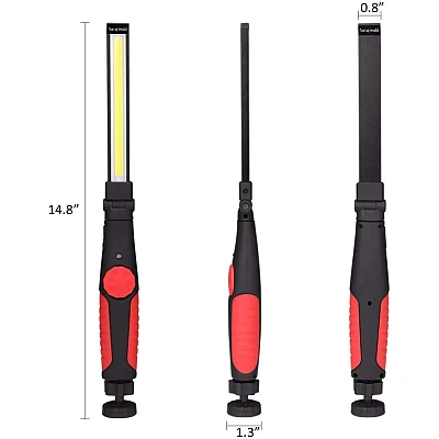 Lanterna mecanicului cu rotire 360 grade baza magnetica intensitate reglabila si incarcare usb RT55 Lanterna mecanicului cu rotire 360 grade baza magnetica intensitate reglabila si incarcare usb RT55