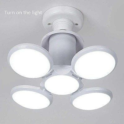 Bec LED UFO 40W 4 extensii Pliabil Ajustabil Bec LED UFO 40W 4 extensii Pliabil Ajustabil