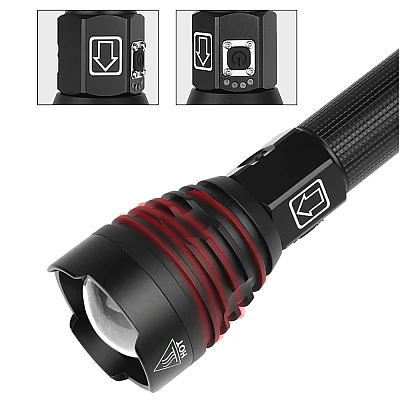 Lanterna MMC P90-2 LED CREE 6000 lm Profesional Waterproof Lanterna MMC P90-2 LED CREE 6000 lm Profesional Waterproof