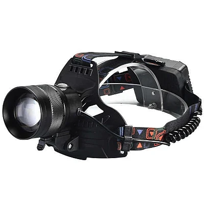 Lanterna de Cap cu Acumulator W634 Mare cu LED XHP50 Puternic Lanterna de Cap cu Acumulator W634 Mare cu LED XHP50 Puternic