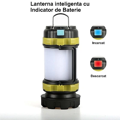 Lanterna de mana HC-260 Multifunctionala Led T6 30W 40SMD Alb, 40SMD Rosu HA Lanterna de mana HC-260 Multifunctionala Led T6 30W 40SMD Alb, 40SMD Rosu HA
