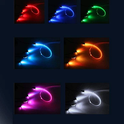 Lumini Ambientale Auto Bluetooth cu LED 6M Fibra Optica 5 Capete Controlabile cu Aplicatie Lotus Lantern Lumini Ambientale Auto Bluetooth cu LED 6M Fibra Optica 5 Capete Controlabile cu Aplicatie Lotus Lantern