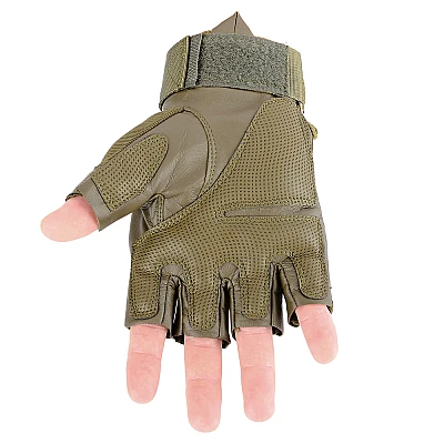 UB Mănuși de Bicicletă Jumatate de Deget Khaki L sau XL UB Mănuși de Bicicletă Jumatate de Deget Khaki L sau XL