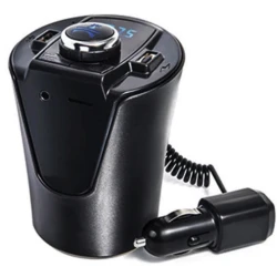 Modulator Bluetooth Auto ElektroStator BX6, FM, 2 x USB, Negru Modulator Bluetooth Auto ElektroStator BX6, FM, 2 x USB, Negru