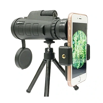 Monocular 16x52 cu Trepied si Adaptor Universal Telefoane Monocular 16x52 cu Trepied si Adaptor Universal Telefoane
