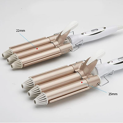 Ondulator pentru Par in Valuri 3 Tuburi Ceramice Ondulator pentru Par in Valuri 3 Tuburi Ceramice