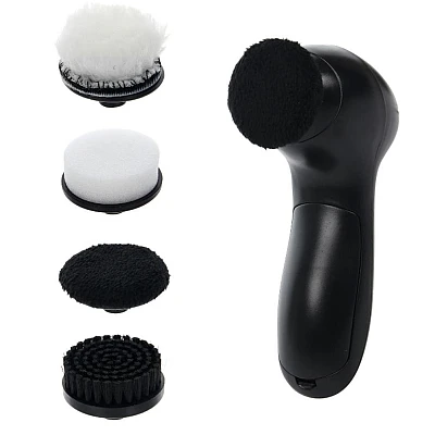 Perie pentru Lustruit Pantofii, 4 Capete, 2 Viteze Perie pentru Lustruit Pantofii, 4 Capete, 2 Viteze