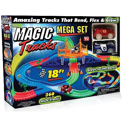 Pista luminoasa flexibila + masinuta MagicTracks - 360 piese Pista luminoasa flexibila + masinuta MagicTracks - 360 piese