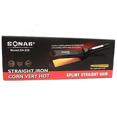 Placa Ceramica pentru Indreptat Parul, SN839, Temperatura Reglabila, Cablu Rotativ 2M Placa Ceramica pentru Indreptat Parul, SN839, Temperatura Reglabila, Cablu Rotativ 2M
