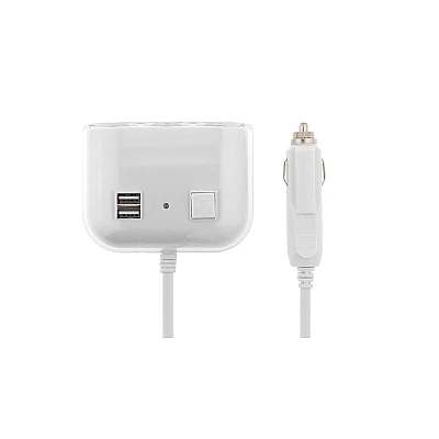 Priza ALBA 1506 auto cu 5 intrari buton On/OFF 120W Priza ALBA 1506 auto cu 5 intrari buton On/OFF 120W