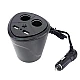 Priza Auto 12v Olesson 1670 cu 4 intrari 120 W negru Priza Auto 12v Olesson 1670 cu 4 intrari 120 W negru
