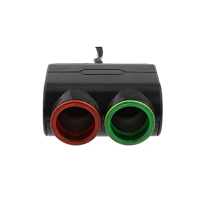 Priza auto 12V Olesson 1631 cu 3 intrari 120W negru Priza auto 12V Olesson 1631 cu 3 intrari 120W negru