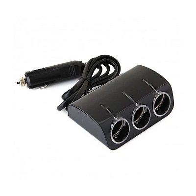 Priza auto cu 5 intrari NEON buton On/OFF 120W OLESON 1506 Priza auto cu 5 intrari NEON buton On/OFF 120W OLESON 1506