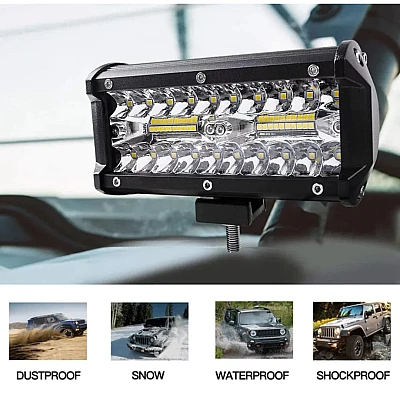 Proiector LED Bar 120W Offroad 16 cm 9600 Lumeni Proiector LED Bar 120W Offroad 16 cm 9600 Lumeni