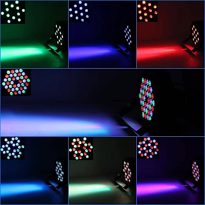 Proiector PAR 36 LED-uri Lumini Scena JOC de lumini Dj sau Club Proiector PAR 36 LED-uri Lumini Scena JOC de lumini Dj sau Club