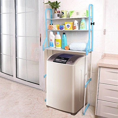 Raft de Depozitare/Organizator pentru Masina de Spalat, 3 Polite, 67x23x150 Raft de Depozitare/Organizator pentru Masina de Spalat, 3 Polite, 67x23x150