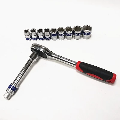RIB-Set 12 Piese Cheie cu Clichet 1/2" Capete Chei Tubulare 10-22mm RIB-Set 12 Piese Cheie cu Clichet 1/2" Capete Chei Tubulare 10-22mm