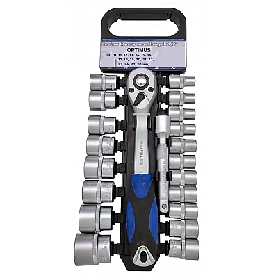 RIB-Set 20 Piese, Cheie Clichet 1/2", Capete Chei Tubulare 8-32 Mm RIB-Set 20 Piese, Cheie Clichet 1/2", Capete Chei Tubulare 8-32 Mm