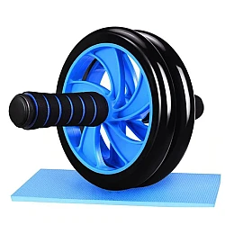 Roata abdomen MICA Fitness Double Wheel manere drepte