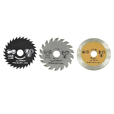 SET 3 Disc Lemn sau plastic cu Tija 6mm SET 3 Disc Lemn sau plastic cu Tija 6mm