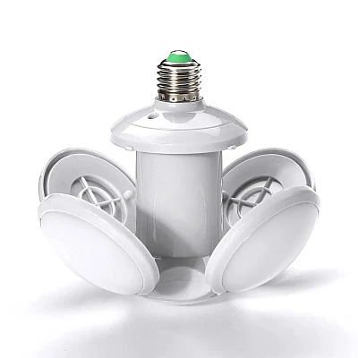 Bec LED Minge de Fotbal 40W Pliabil Ajustabil 4 extensii ALB Bec LED Minge de Fotbal 40W Pliabil Ajustabil 4 extensii ALB