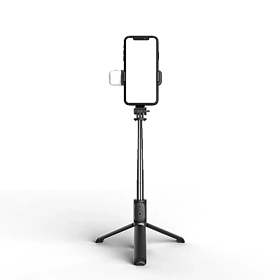 UB Selfie Stick Trepied cu Lumina Led Q02s