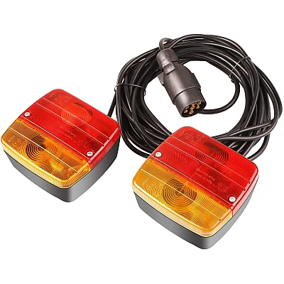 Semnalizator magnetic Remorca TIR cu 7 Pini si Becuri Semnalizator magnetic Remorca TIR cu 7 Pini si Becuri