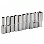 Set 10 Tubulare SINA 1/4" Profil Hexagon Lungi 63 mm