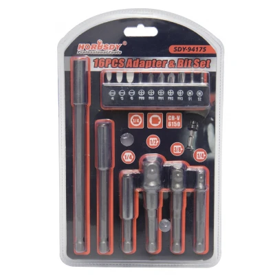 Set 16 Buc Adaptoare si Capete Biti SDY-94175 Set 16 Buc Adaptoare si Capete Biti SDY-94175