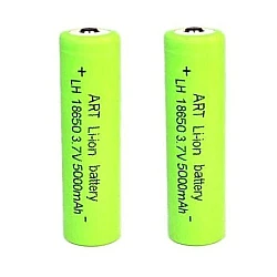 Set 2 Acumulatori VERZI Li-Ion tip 18650  8800mAh, 3.7V, terminal cu varf