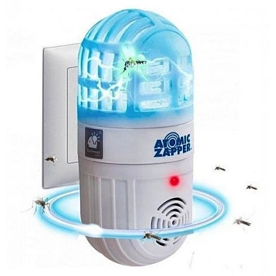 Set 2 Dispozitiv la Priza 220V Anti Insecte cu Ultrasunete Atomic Zabber Set 2 Dispozitiv la Priza 220V Anti Insecte cu Ultrasunete Atomic Zabber