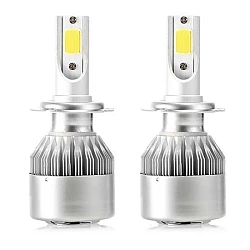Set 2 Lampi LED C6 H7  temperatura 6500K putere 36W lumina alba 3800LM